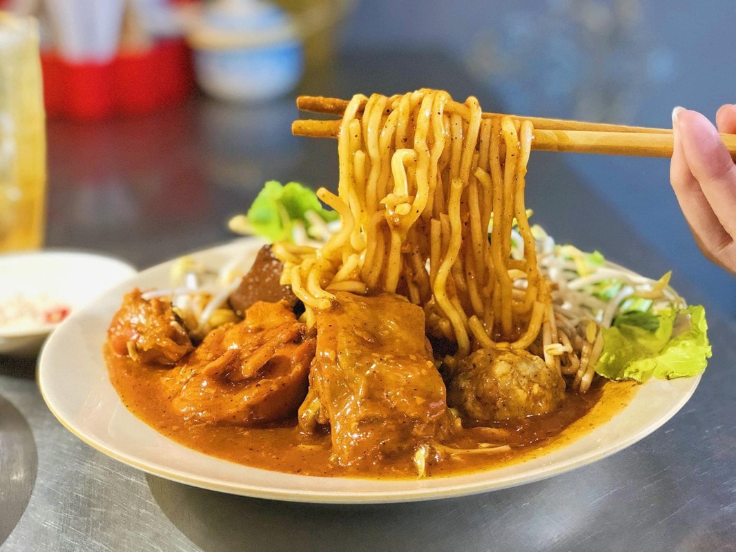 Bánh tằm cay Cà Mau